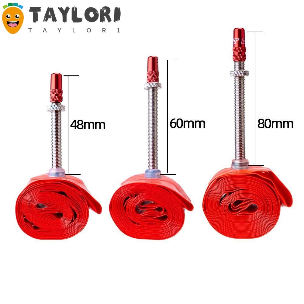 TAYLOR1 Bike Inner Tube, French Valve FV 48mm 60mm 80mm Inner Tubes for