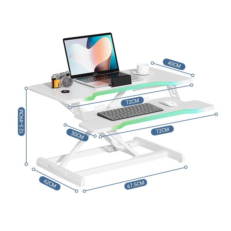 Standing Notebook Computer Lifting Table Folding Table Desk Monitor ...