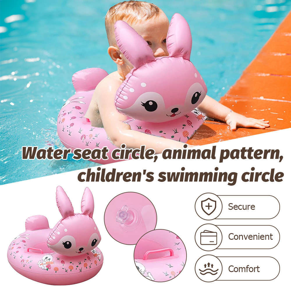 RABBIT Kid Swimming Float Boat Inflatable Floater Salbabida For Baby ...