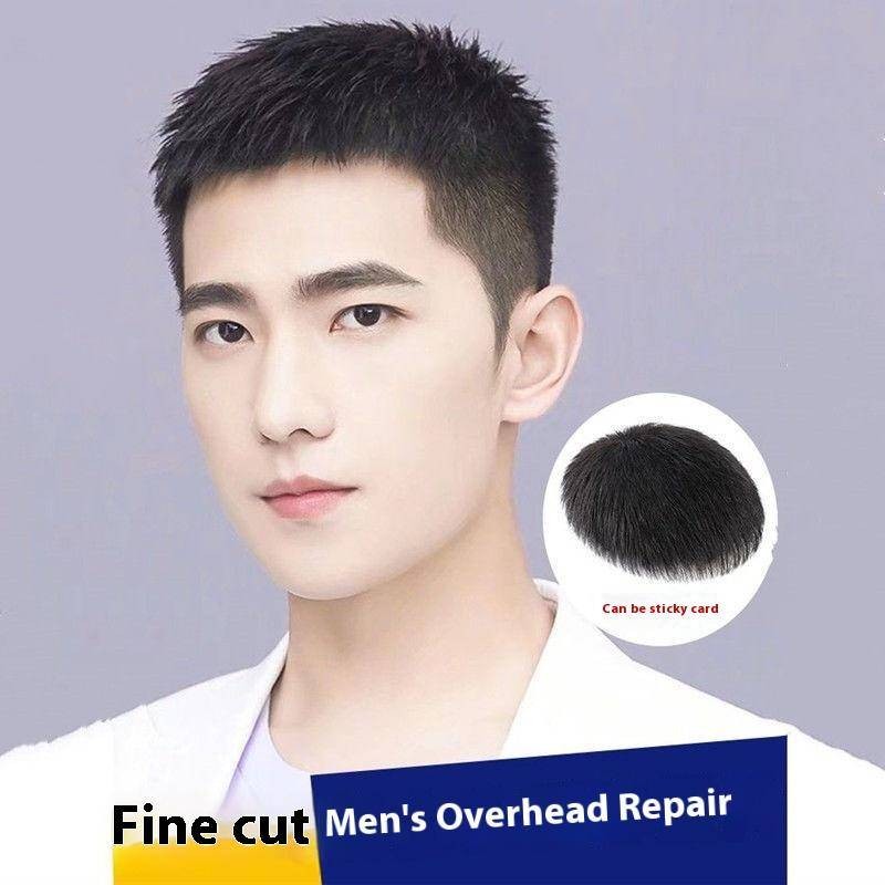 100% Human Hair Men's Toupee Fashion And Handsome Style Hair Piece ...