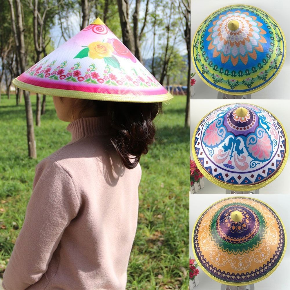 Wide Brim Straw Weaving Cone Sun Hat