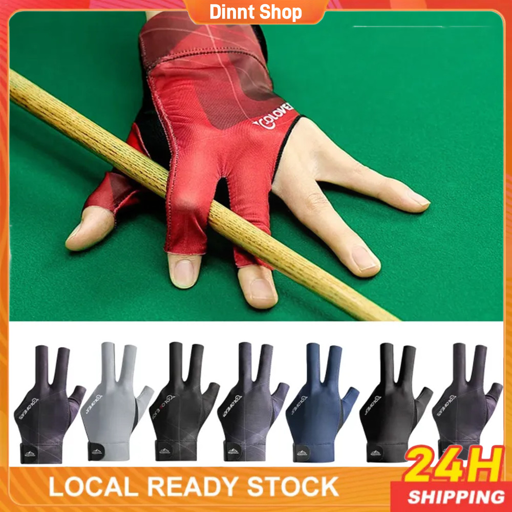 3 Finger Snooker Glove Non-Slip Billiard Pool Gloves Billiard Sports Accessories