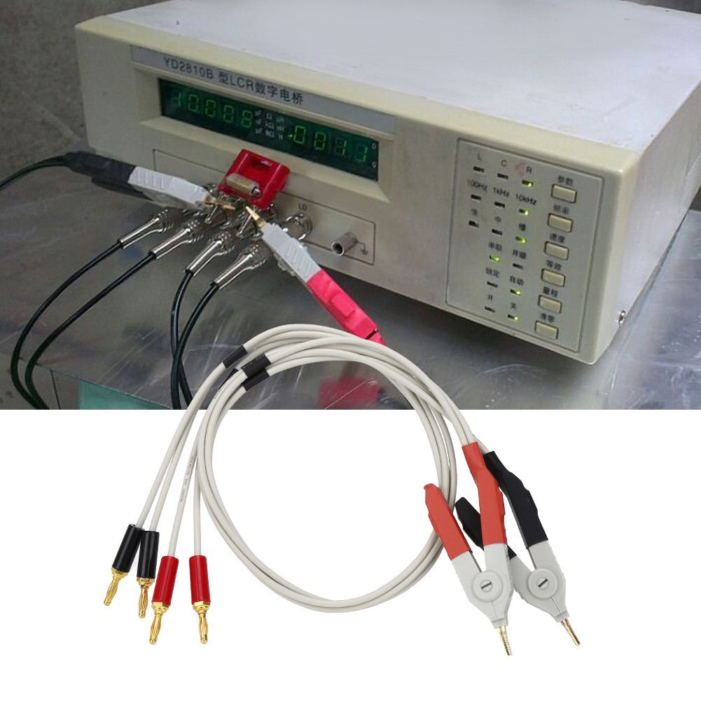 buybybuy-ph Banana Plug Test Cable 4-Terminal Digital Bridge Clip Low ...