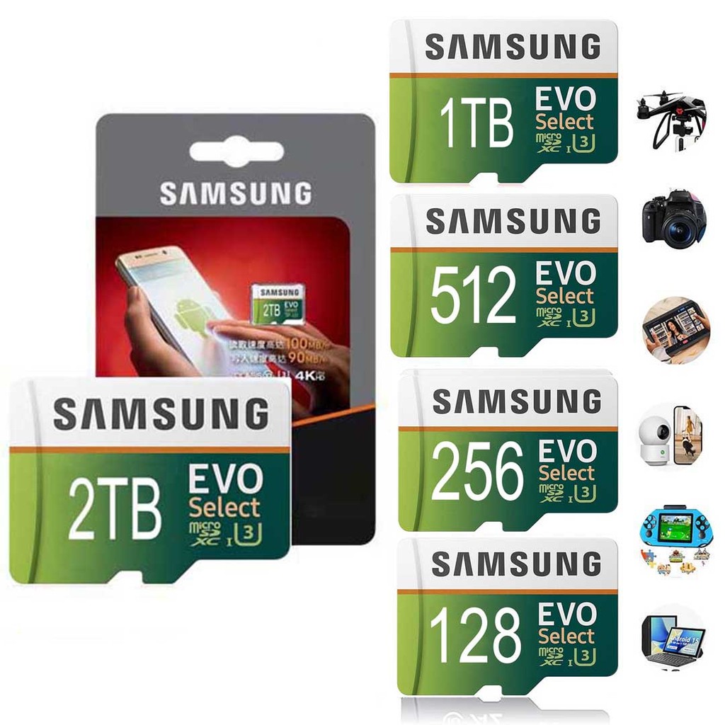 Class 10 Micro TF Card 256GB 128GB 64GB 32GB Memory Card 1TB 2TB High ...