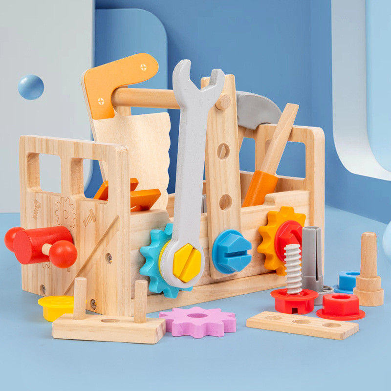 Cross-Border Wooden Children's Early Education Screw Assembly and ...
