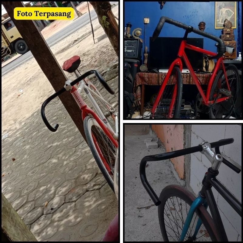 TRG Dropbar fixie standard road bike 25.4 handlebar racing bike touring ...