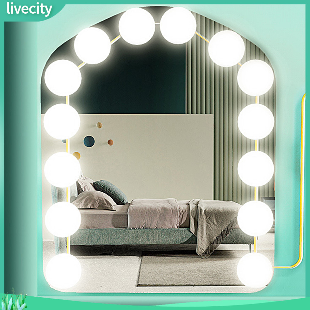 livecity 1 Set LED Vanity Lights UltraBright FlickerFree Stepless