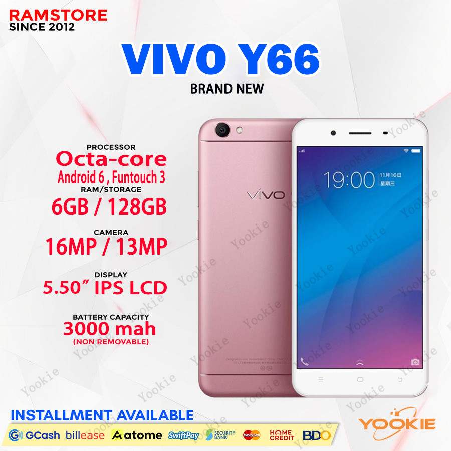 Y66 Original 6GB + 128GB qualified smartphone WFIF student learning ...