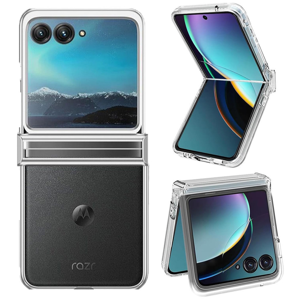 Clear Case with Hinge Protection for Motorola Razr 60 Ultra Razr 50 ...