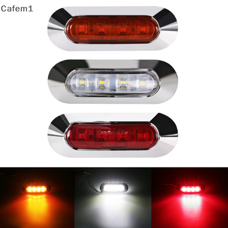 Cfph 10V-30V 4LED Side Marker Tail Warning Light Lamp Clearance Trailer ...