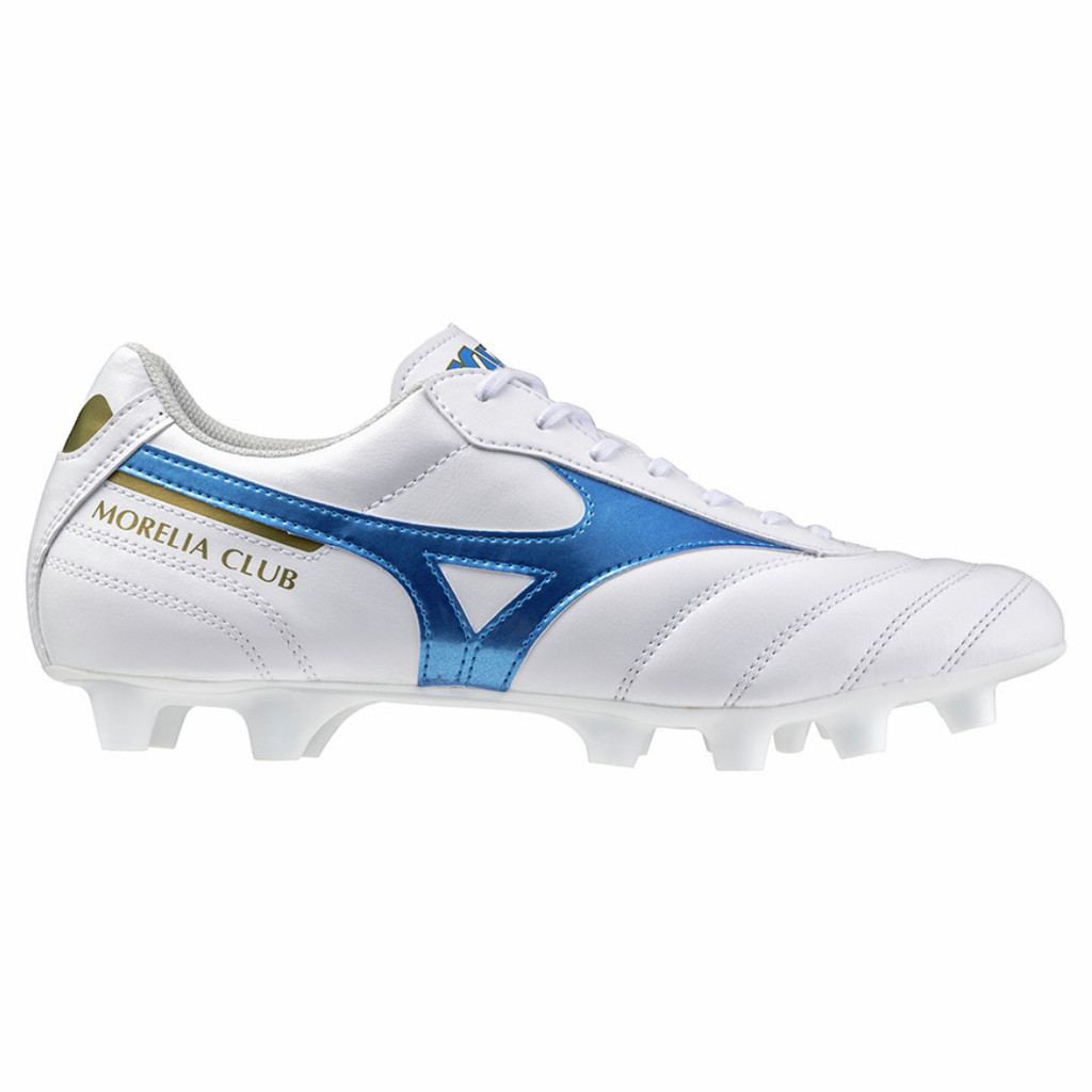 MIZUNO MORELIA II CLUB WHITE LASER BLUE GOLD