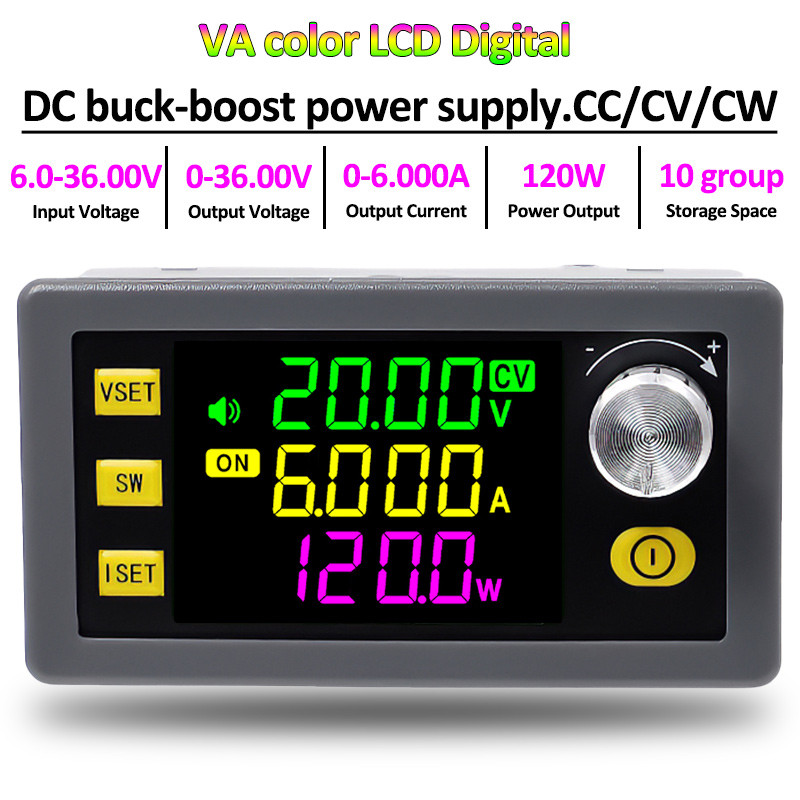 DC-DC 6-36V Buck Boost Converter Adjustable Regulated Power Supply ...
