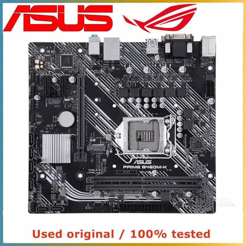 For ASUS PRIME B460M-K Computer Motherboard LGA 1200 DDR4 64G For Intel ...