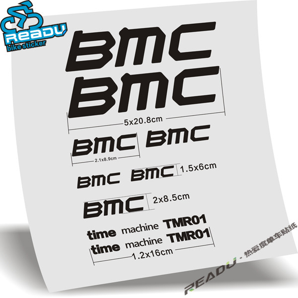 Bicycle Road Bike BMC Frame Sticker Engraved Hollow Version Original ...
