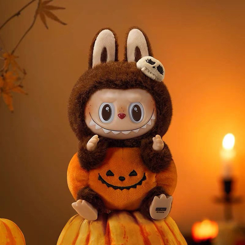 Pop Mart LABUBU Halloween Vinyl Pumpkin Monster Carnival LABUBU Vinyl ...