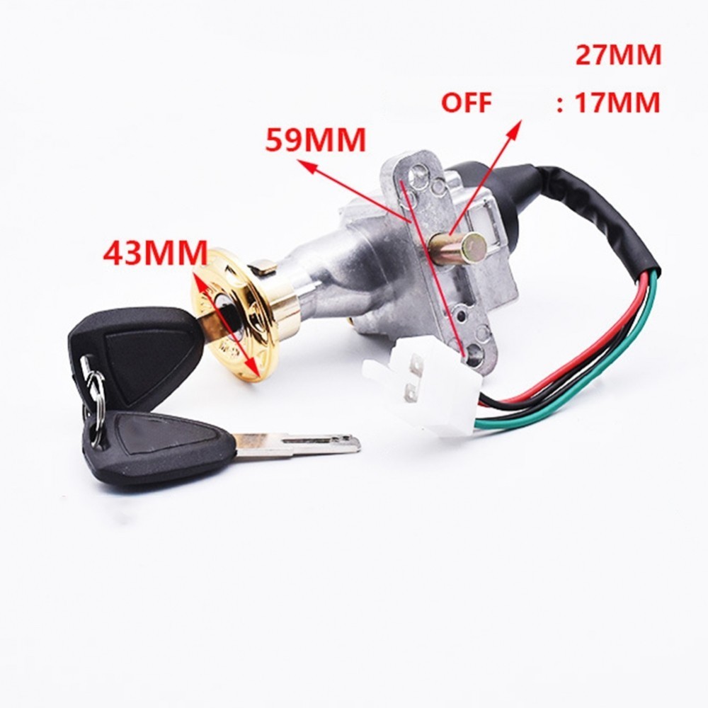 MOTORLAND-PH NEW>>Heavy Duty Electric Bike Battery Lock with OnOff ...