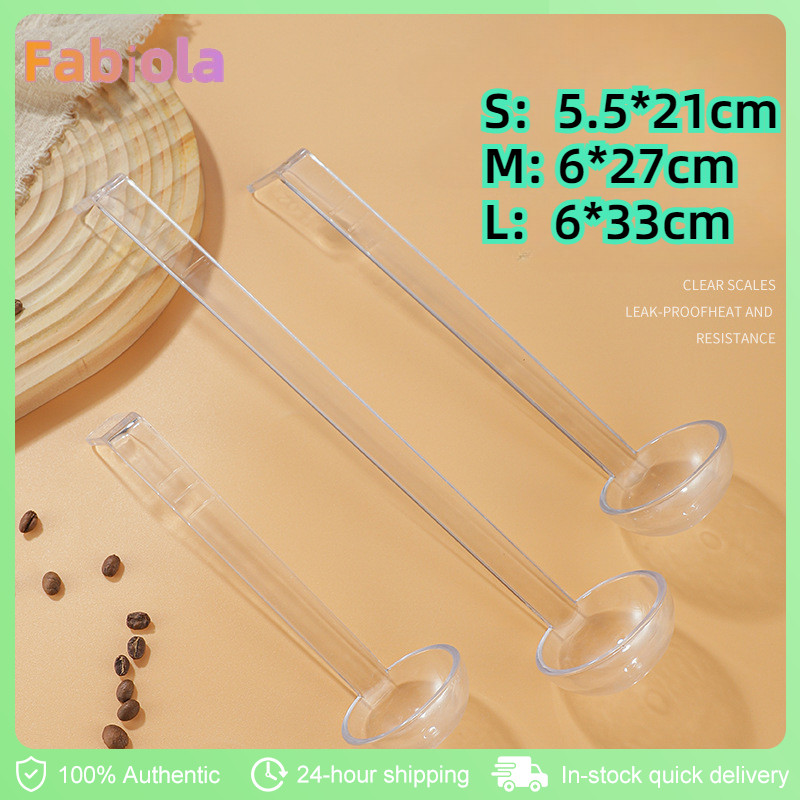 PC container spoon 21/27/33cm Powder spoon/jam Scooper for Milktea/Long ...