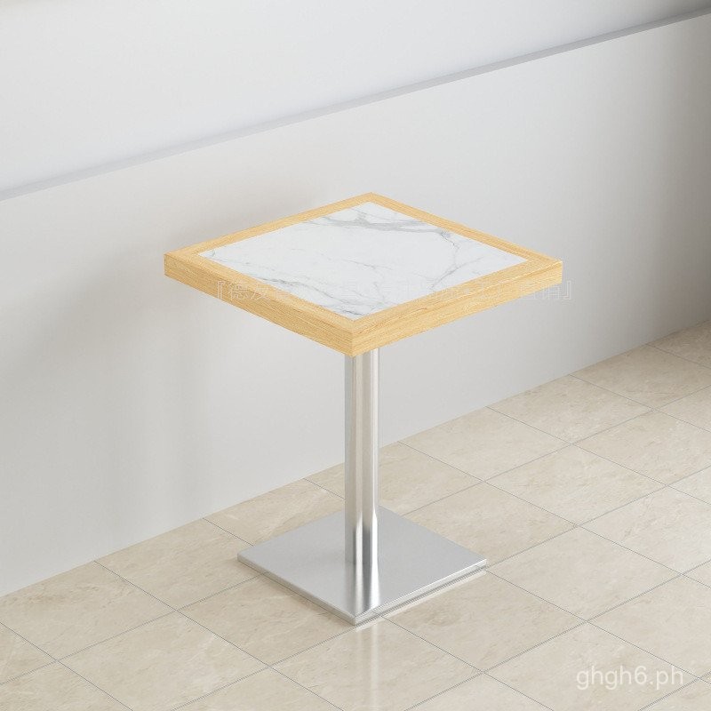Solid Wood Dining Tables and Chairs Commercial Restaurant Quiet Bar ...