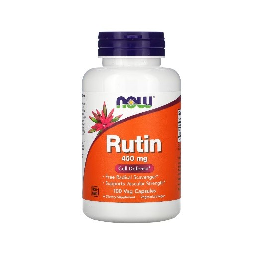 NOW Foods, Rutin, 450mg, 100 Veg Capsules | Imported from USA | Shopee ...