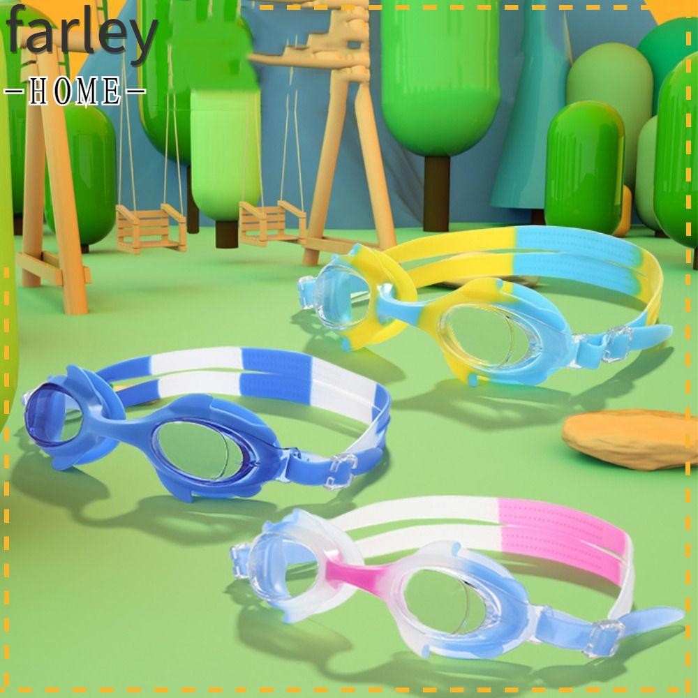 FARLEY Swim Eyewear, With Earplugs Wide View Kids Swimming Goggles