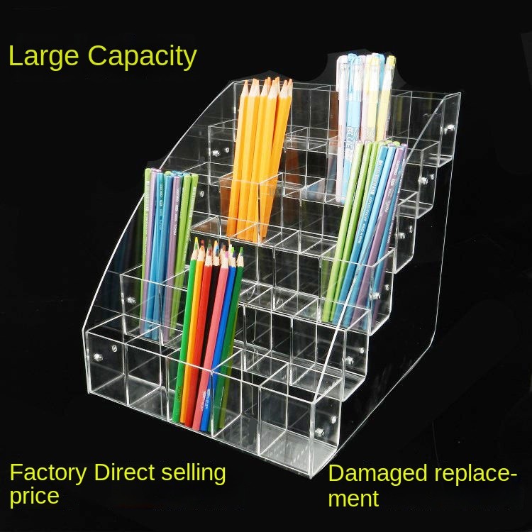 Pen Holder Display Stand Acrylic Display Stand Stationery Store Neutral  Ballpoint Pen Storage