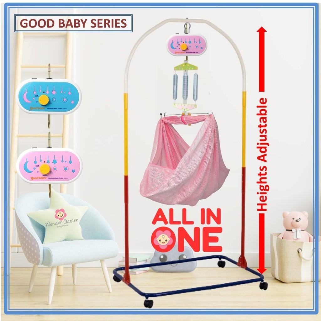 Wonder Garden Good Baby Electric Spring Cot Set (Pakej Buaian Lengkap ...