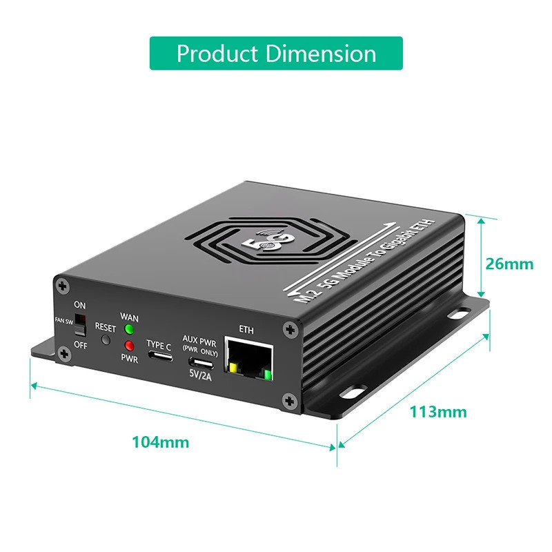 NEW M.2 to USB 3.0 Adapter RJ45 Port Realtek RTL8125BG Controller for ...
