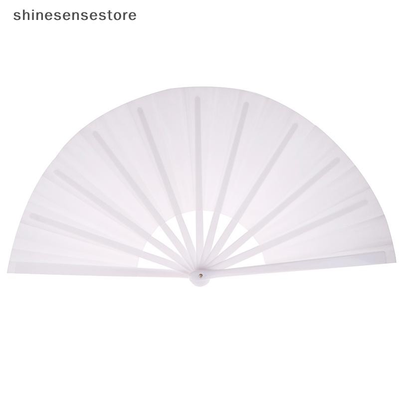 【Shines】 Chinese Martial Arts Kung Fu Fan Tai Chi Dance Fan Plastic
