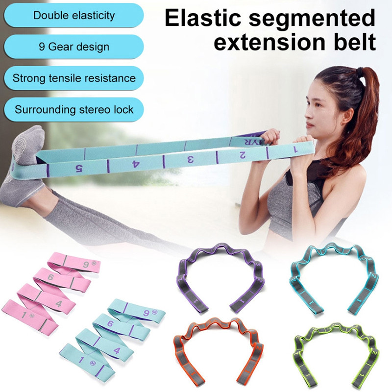 【Shines】 Yoga Multi Stage Stretching Band Dance Training Shaping Beauty