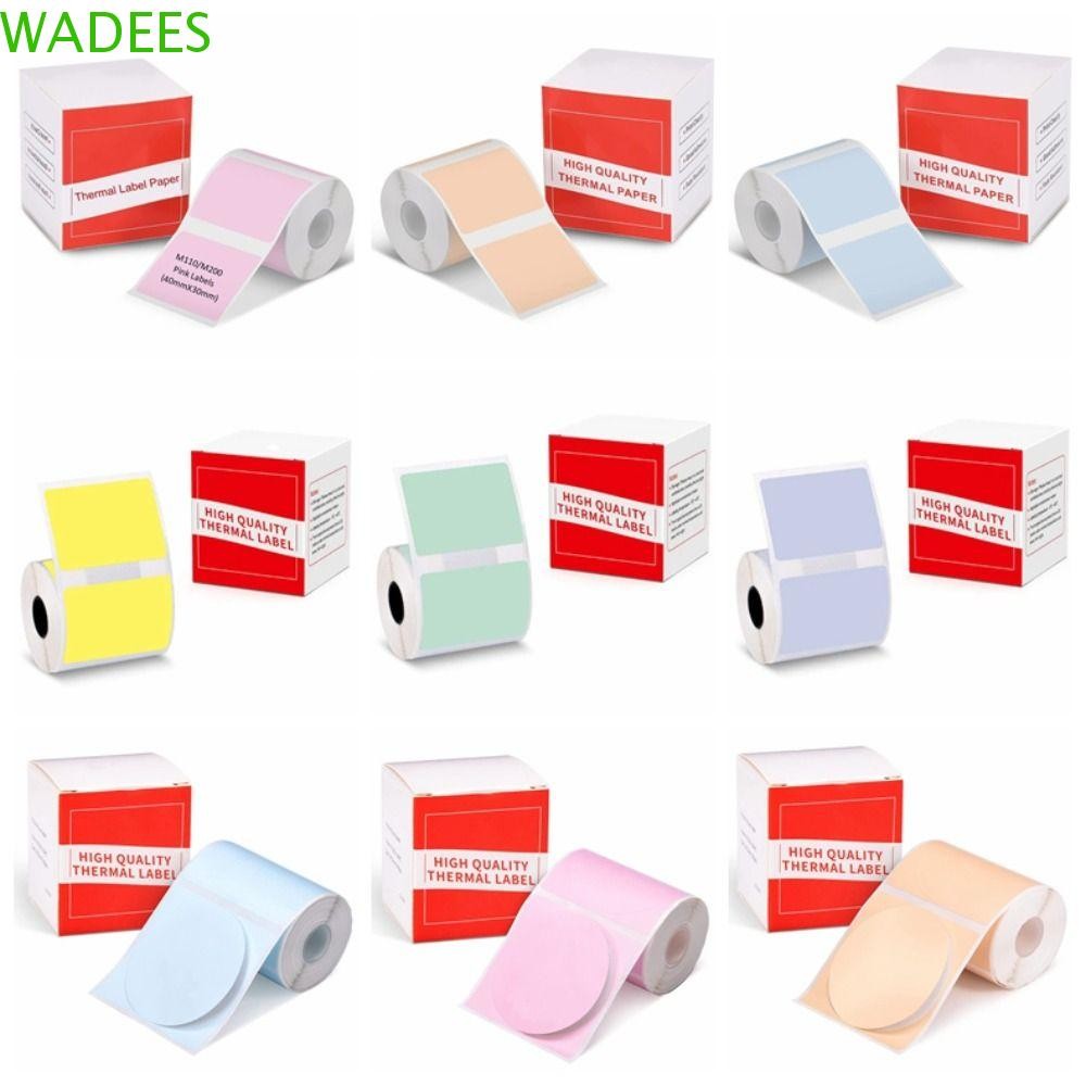 WADEES Paper MultiPurpose Thermal Labels, MultiPurpose Printable Self