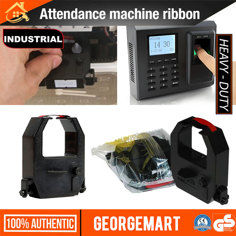 Time Clock Ribbon Cartridge Red Black Ink Colors for Electronic Time ...