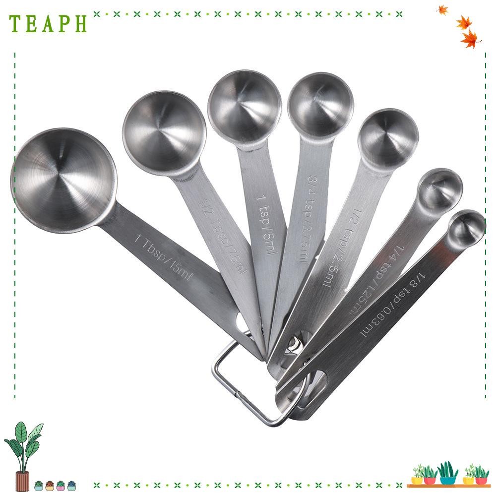 TEAPH 7 Pcs Measuring Spoons 1/2 tbsp Dry Ingredient Liquid Ingredient ...