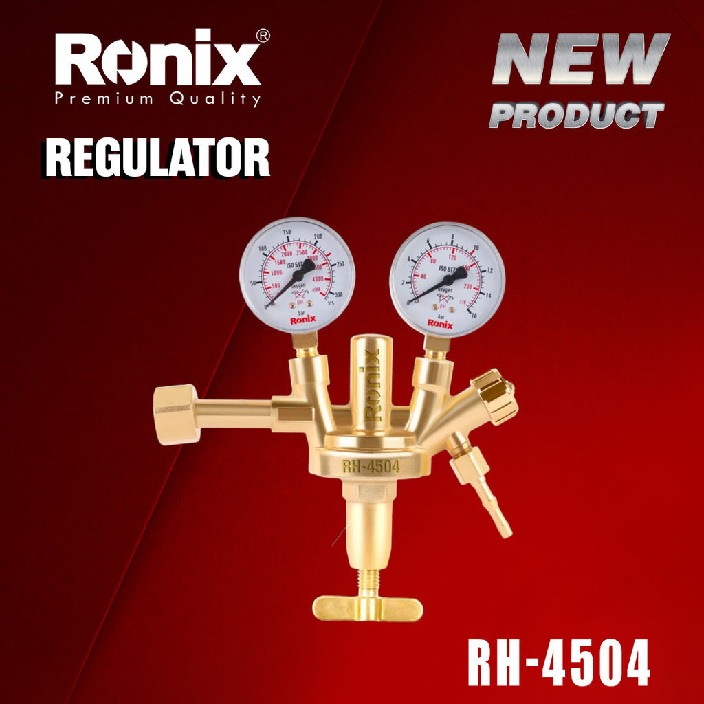 Ronix RH-4504 Zinser Design Oxygen Manometer - Oxygen Gas Pressure ...