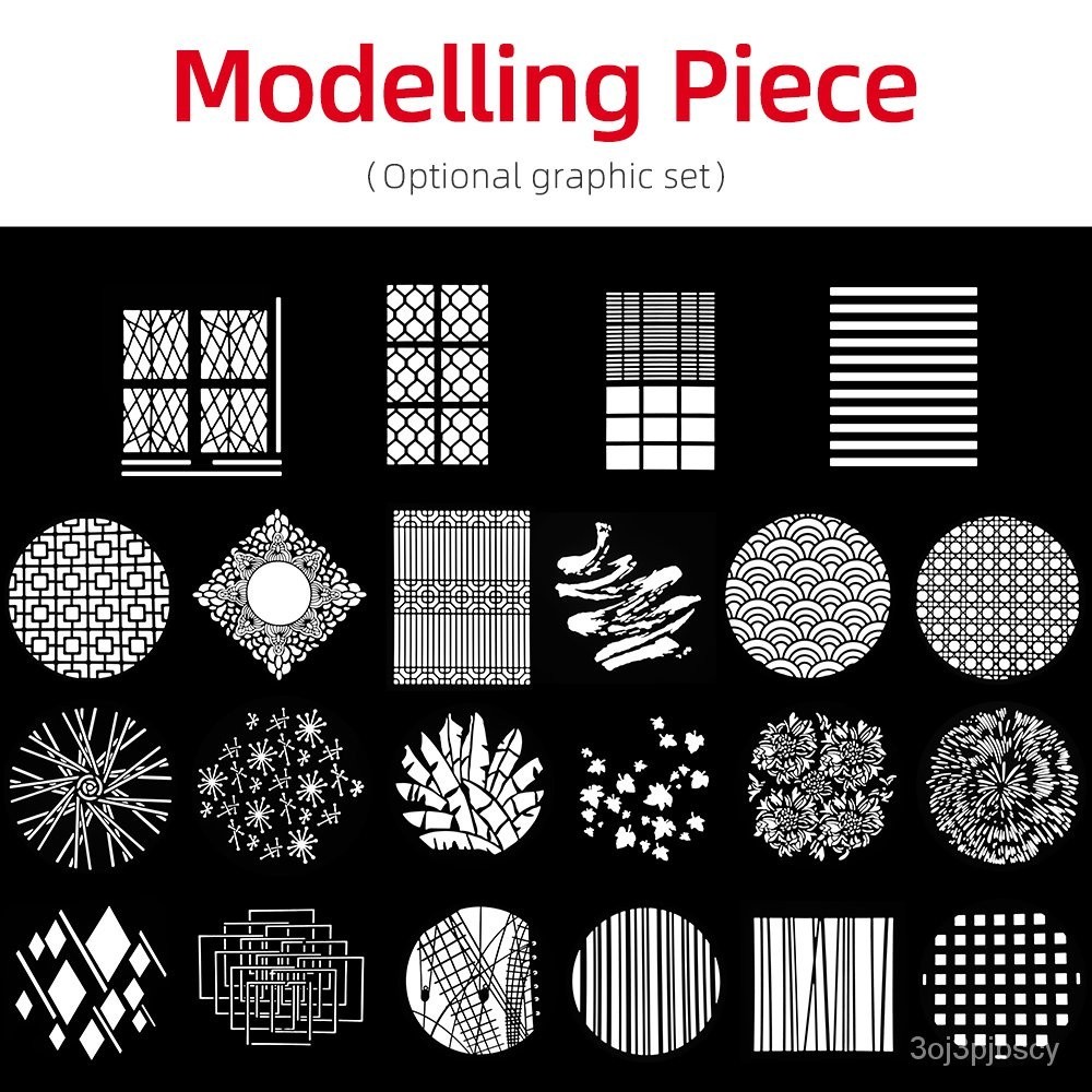 RQAMBITFUL AL-16 Focalize Conical Snoots Light Shadow Template Modeling ...