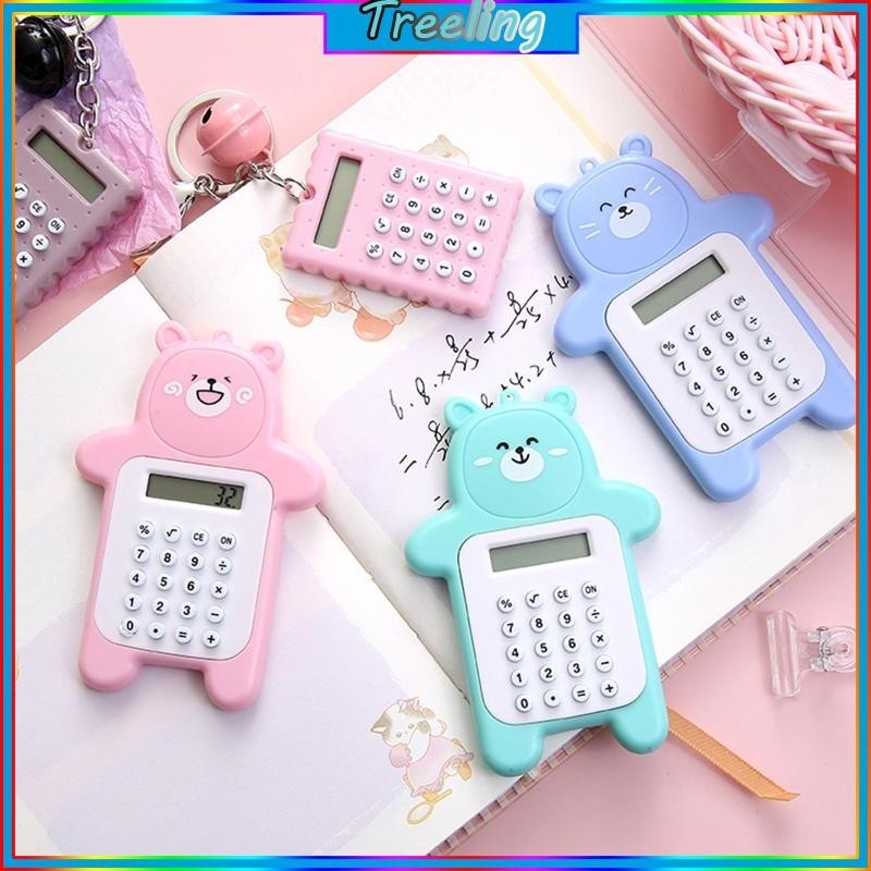 Treeling Mini Digital Calculator Basic Standard Calculator 8Digit LED