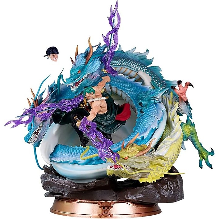 HQKO One Piece Zoro 3 Dragons with Alt Head Action Figure | Shopee ...