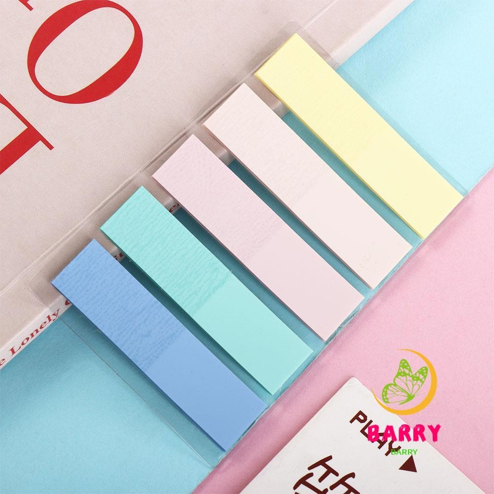 BARRY Index Memo Pad SelfAdhesive Student Hand Account Notes Bookmark