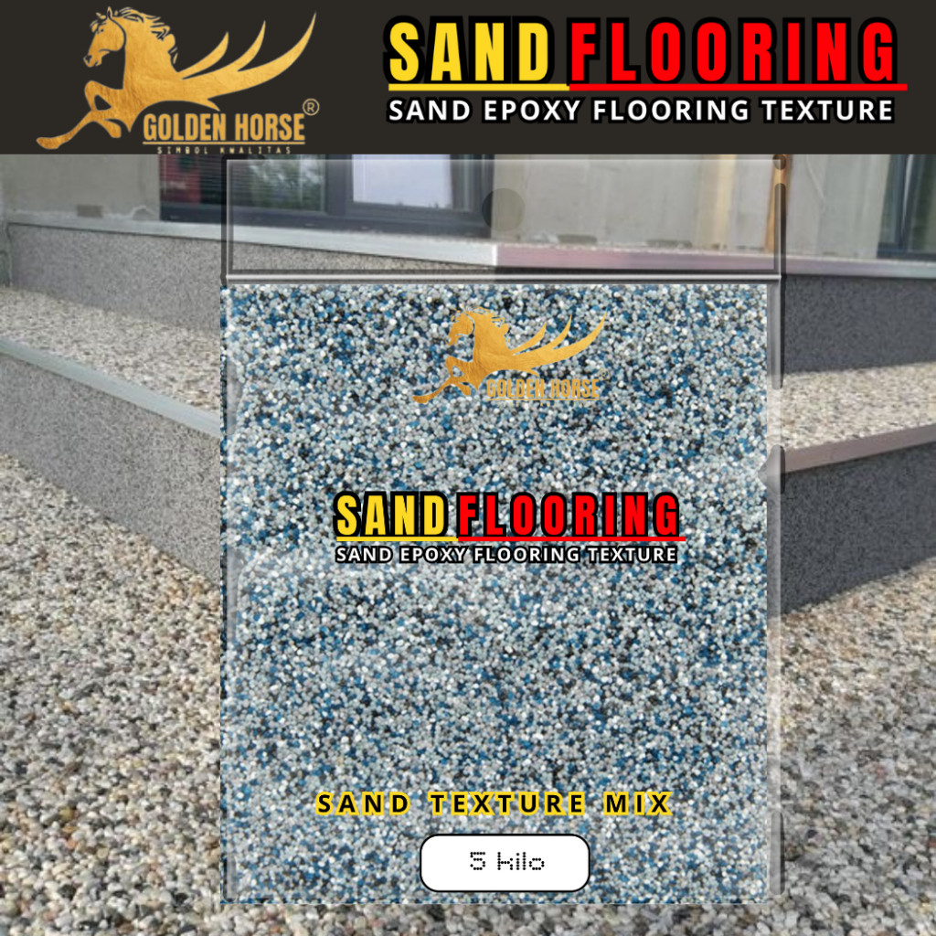 Additional SAND mix epoxy floor SAND TEXTUREFusion 5 kg - GOLDEN HORSE ...