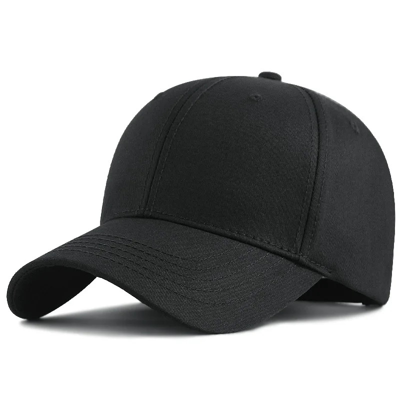 Men Women Oversize XXL Baseball Caps Adjustable Dad Hats for Big Heads Extra Large Golf Accessory Plus size Solid Color