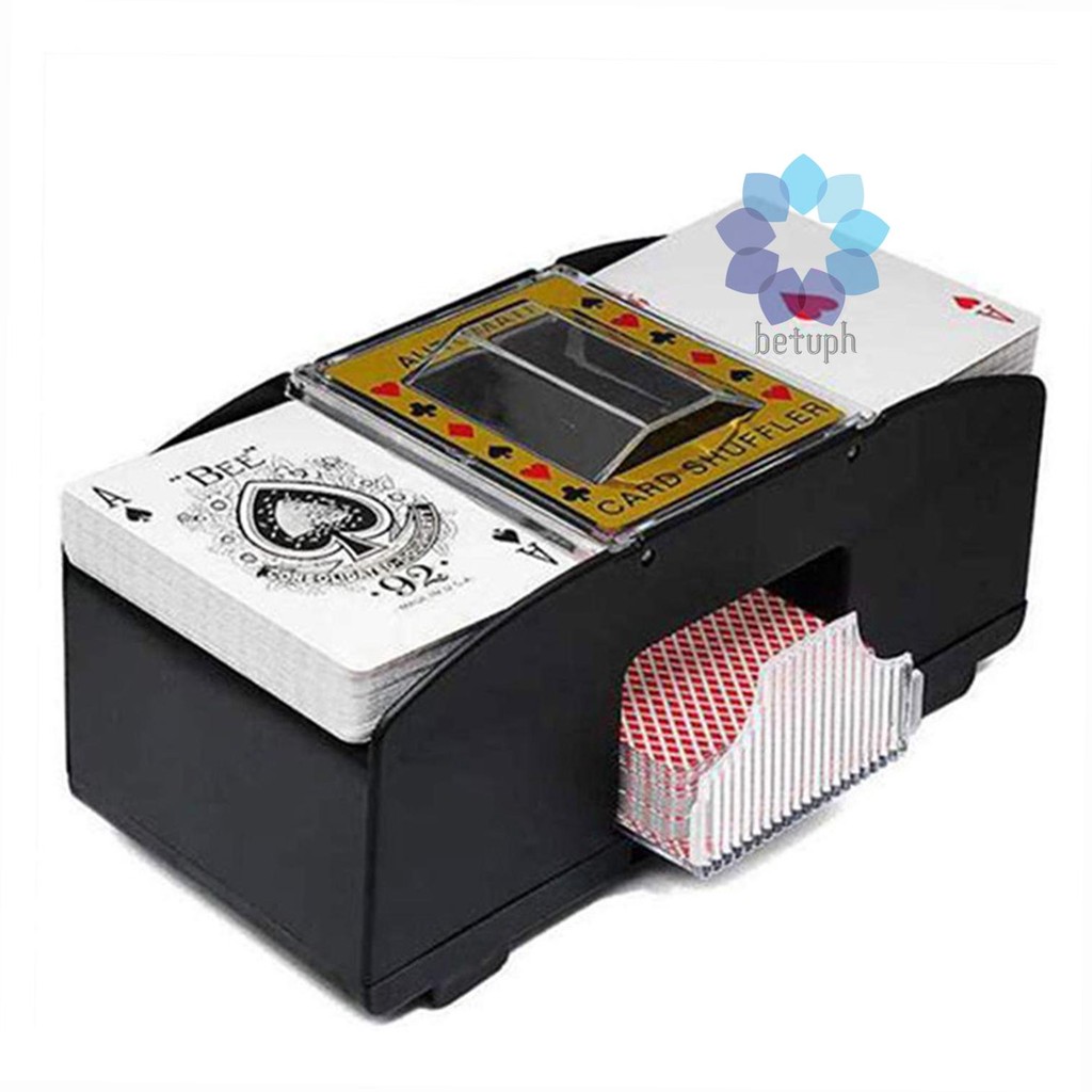 【Local Delivery】2 Decks Automatic Card Shuffler Automatic Playing Cards ...
