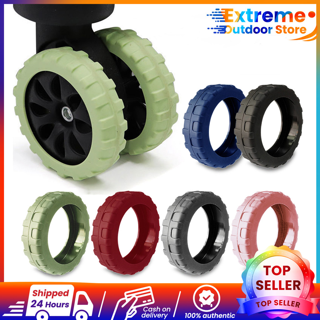 8PCS Luggage Wheel Cover Suitcase Wheels Protection Travel Luggage ...