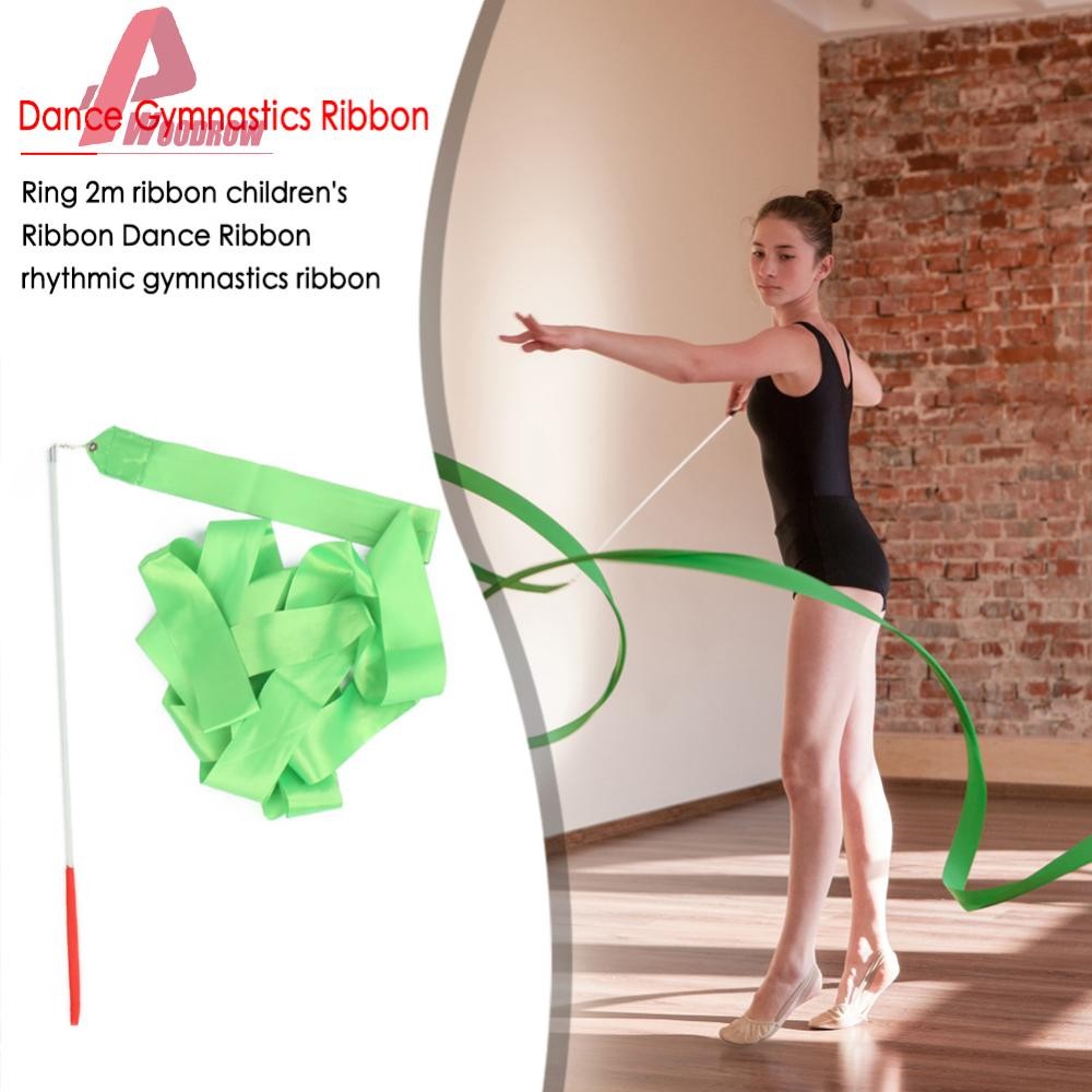 1-5Pc 2 Meters Gymnastics Colorful Ribbons Art Gymnastics Dance Ribbon ...