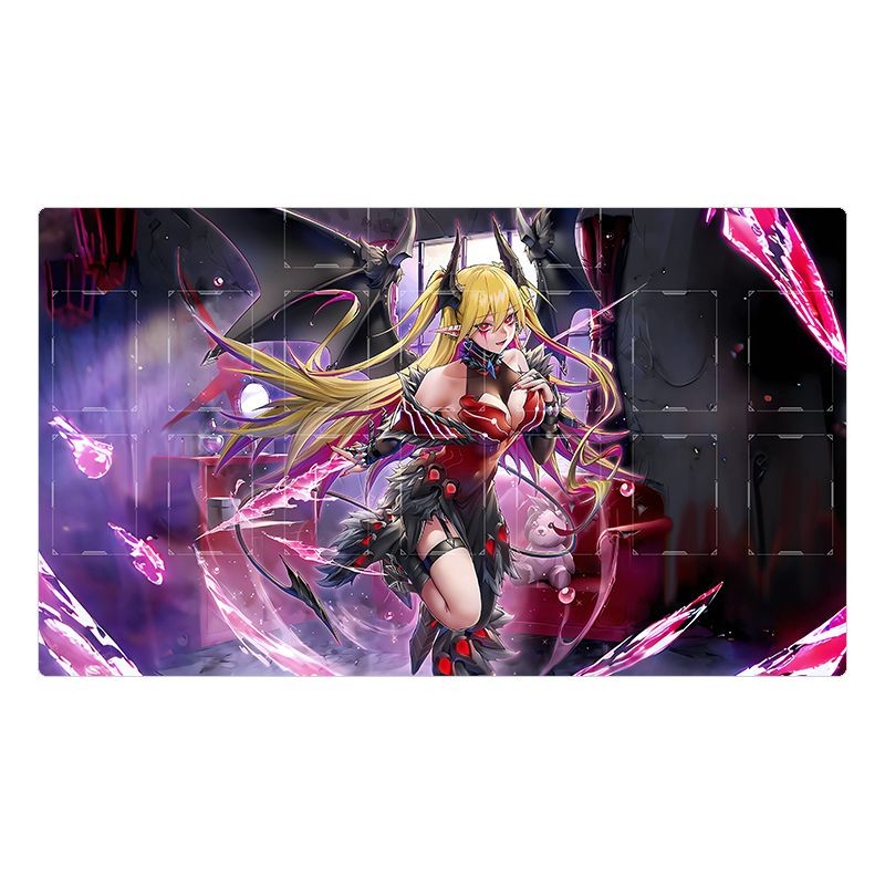 YuGiOh Playmat RedEyes Dark Dragoon DIY Engraved Demon Deck YGO