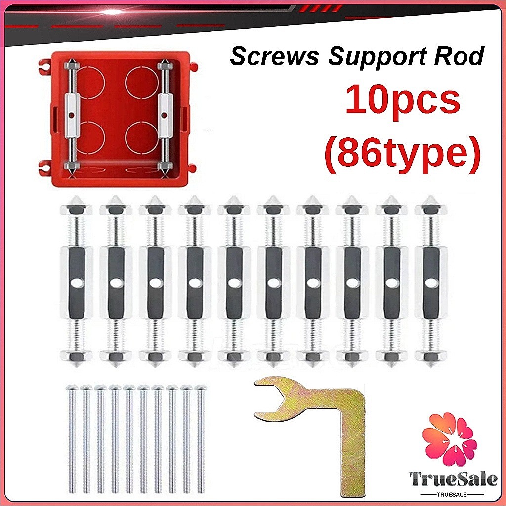 T.S 86Type Switch Socket Cassette Screws Support Rod Wall Mount Switch