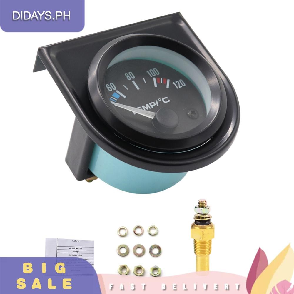 [Didays.ph] 52mm Auto Water Temperature Meter LED White Light Water