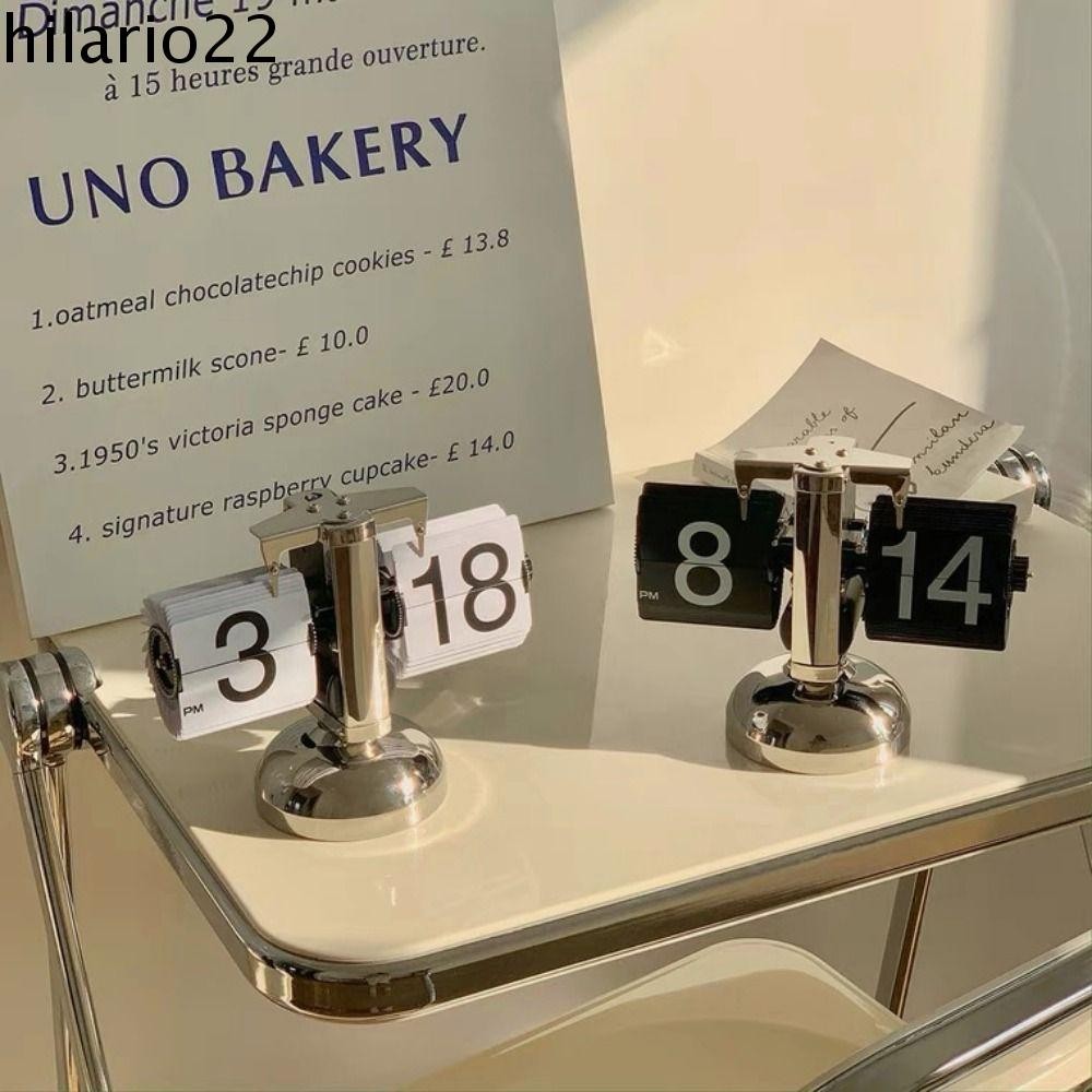 HILARIO Digital Auto Flip Clock, Page Turning Automatically Internal