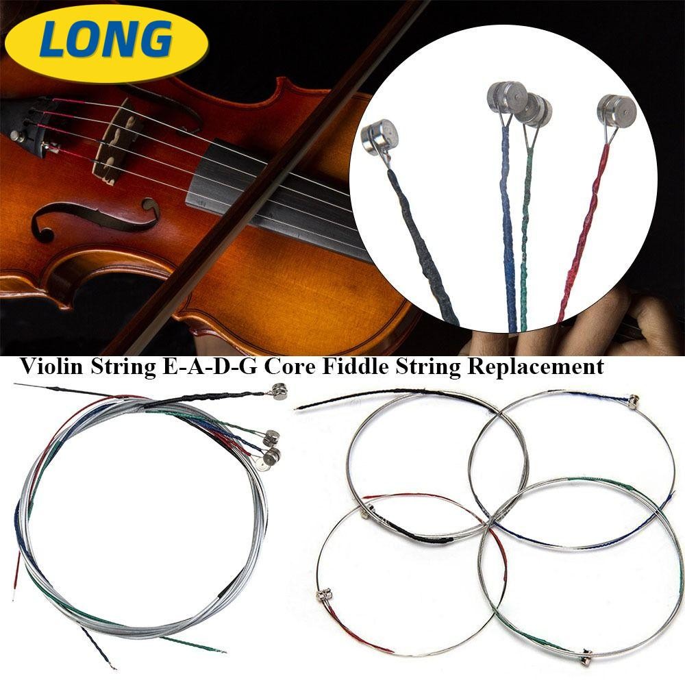 LONNGZHUAN 4pcs Violin String Nickel Silver Wound Violin Musical ...