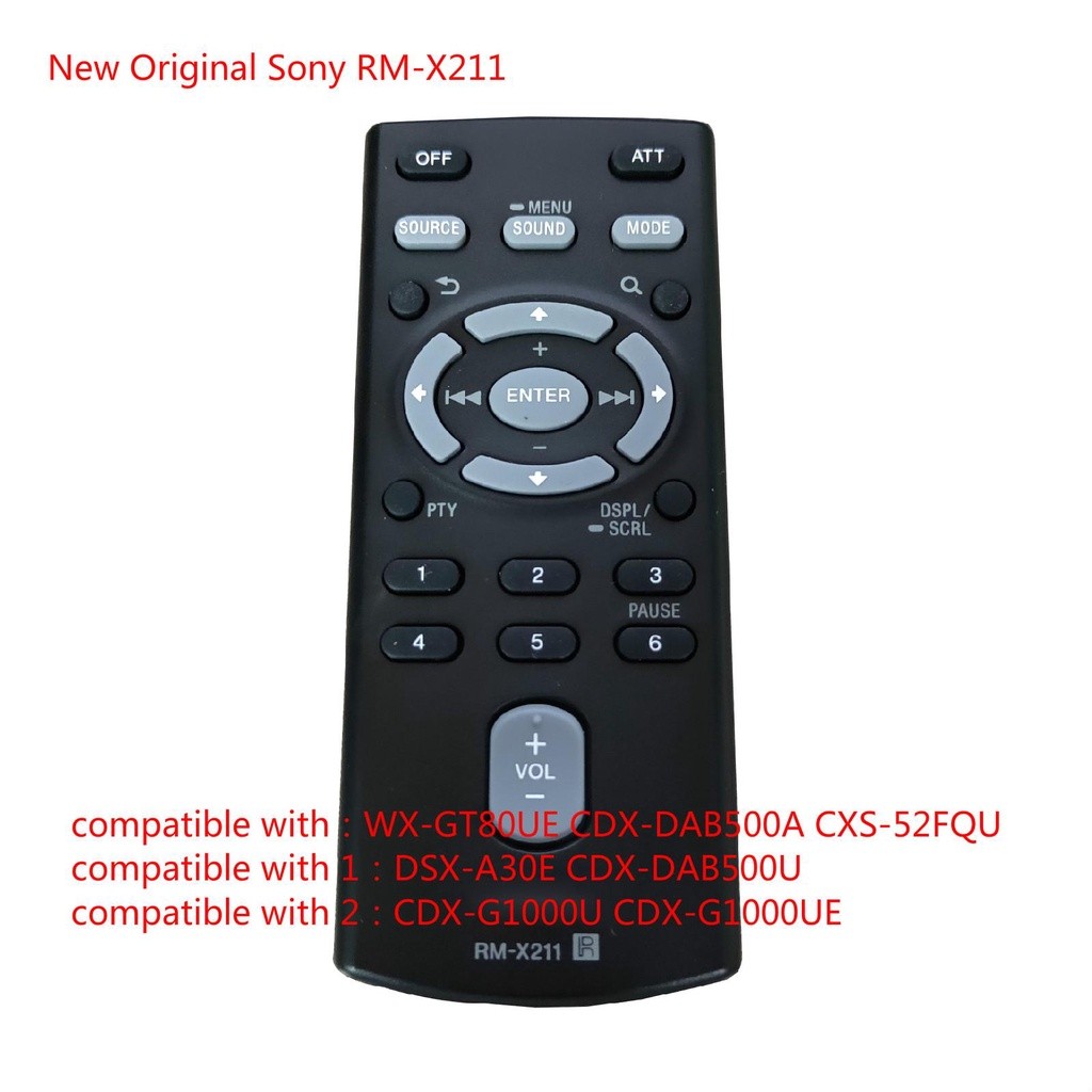 SONY RM-X211 NEW RM-X211 for SONY Disc Player Car Audio System for WX ...
