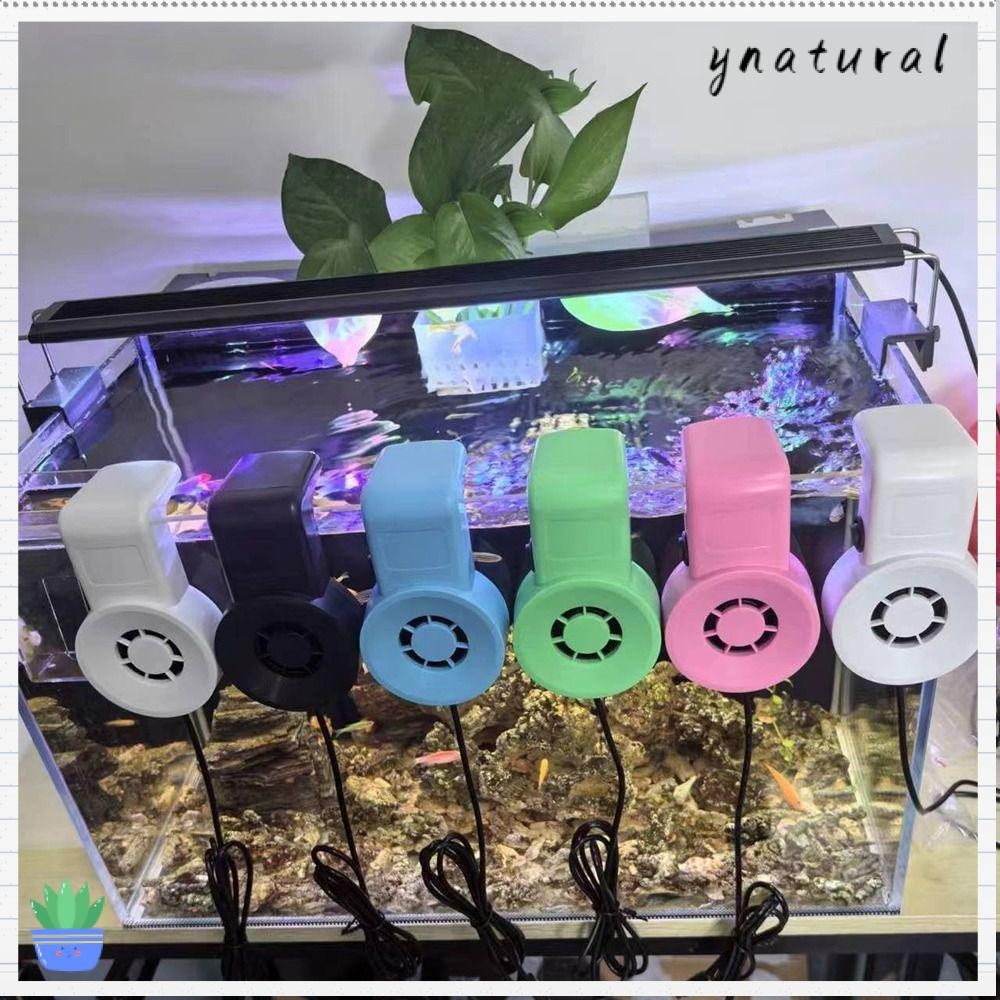 YNATURAL Fish Tank Cooling Fan, Wall Mounted Aquarium Temperature ...