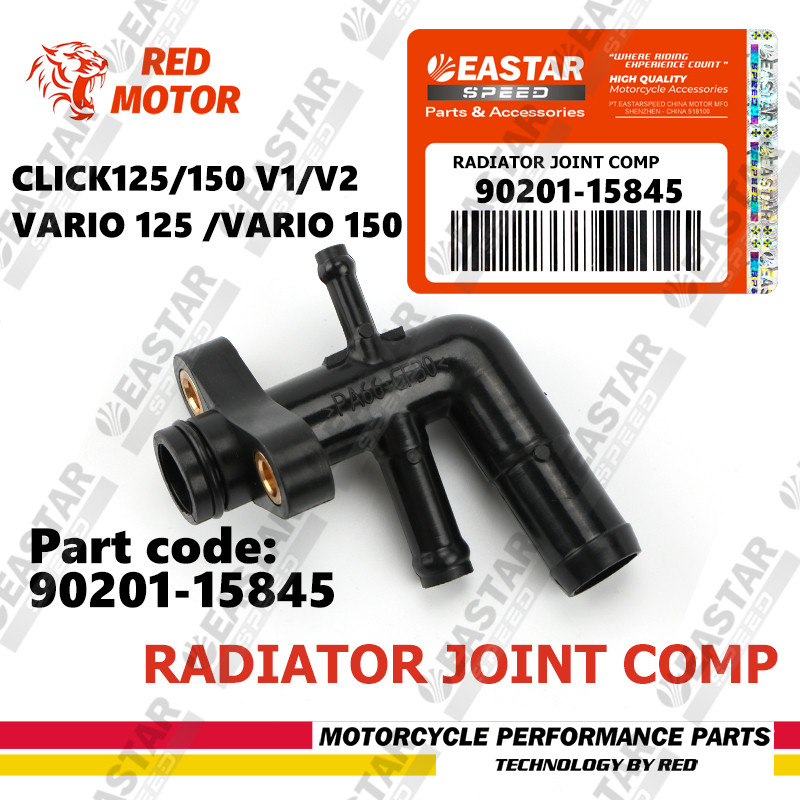 radiator joint comp Water Hose Joint Click125/150 V1/V2 VARIO 125 ...